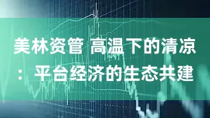 美林资管 高温下的清凉：平台经济的生态共建